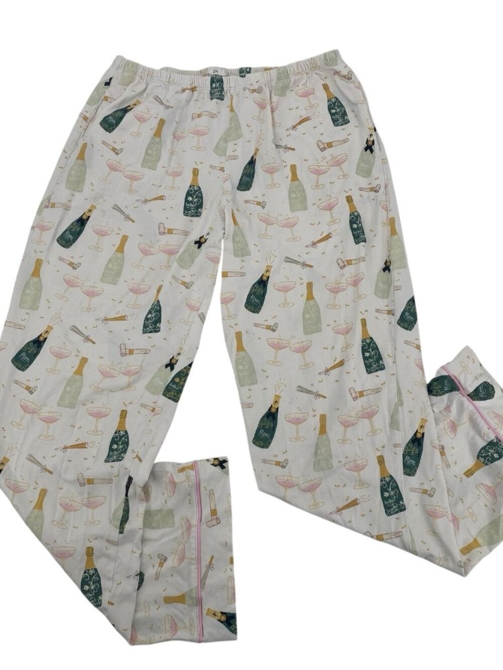 Bed Head Pajamas Size M Cotton Long Sleeve Cheers Celebration - Picture 4 of 16